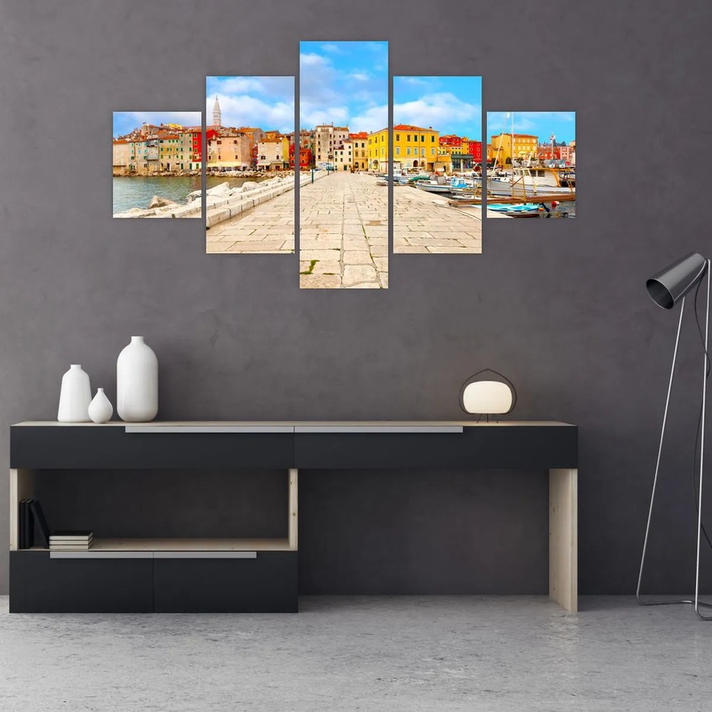 Obraz - Stare istryjskie miasto Poreč, Chorwacja (125x70 cm)
