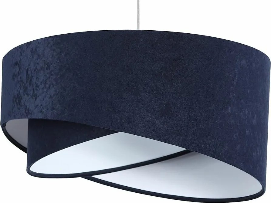 Lampa wisząca GEMSTONE błękitna/srebrna