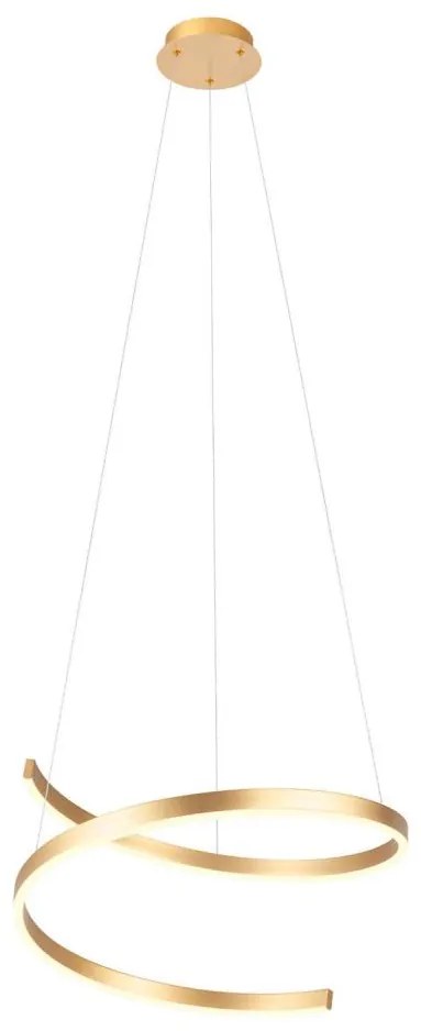 Redo 01-4014 - LED ściemnialny żyrandol na linkach SCROLL LED/38W/230V złoty