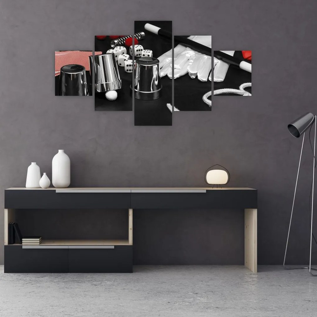 Obraz rzeczy magika (125x70 cm)