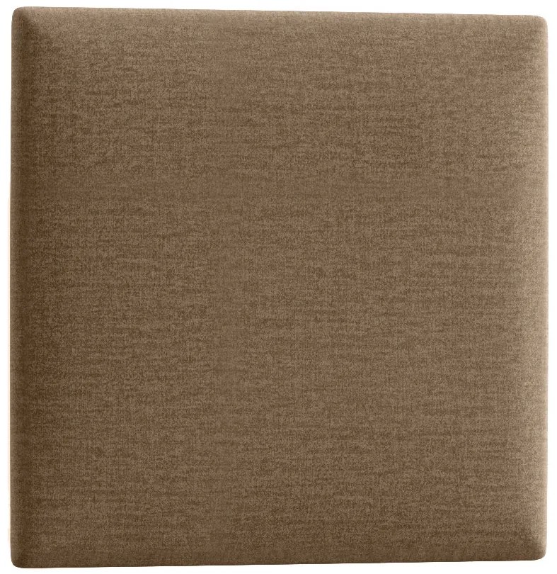 Tapicerowany panel ścienny QUADRATTA 40x40 cm - różne kolory Kolor: Jasnobrązowy