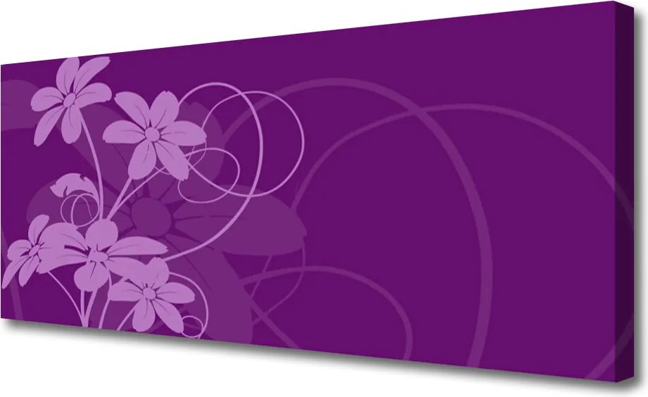 Obraz canvas Malarska Wizja Kwiatowego Ogrodu