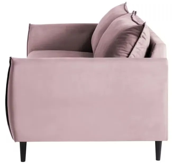 Lawendowa aksamitna sofa 203 cm Juli – Ropez