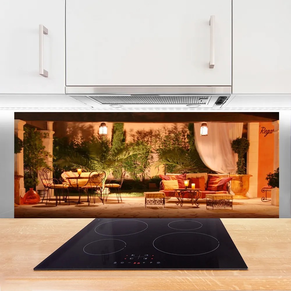 Panel Kuchenny Malownicza Restauracja Miejska