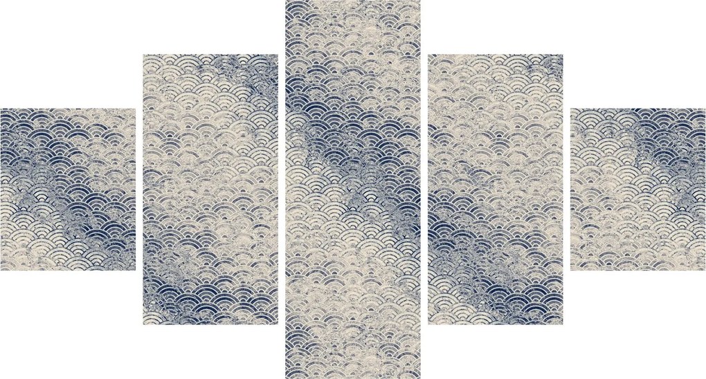 Obraz - Wzór fali (125x70 cm)