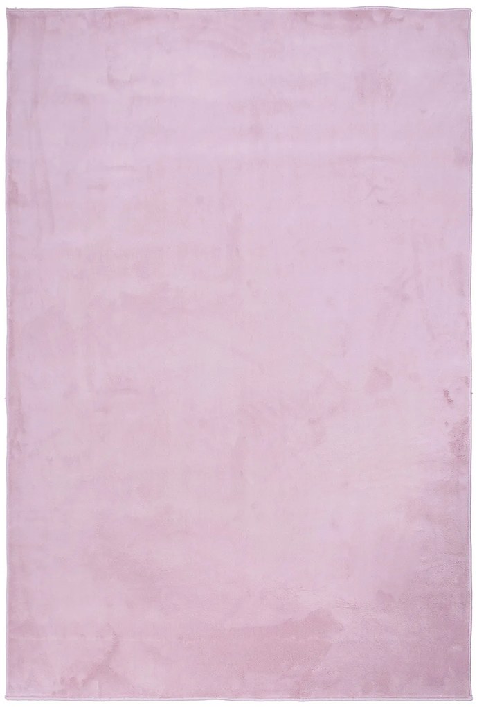 Dywan Plush RÓŻOWY PLUSZOWY 140x200 Prostokąt