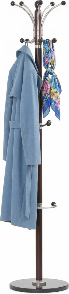 Drewniany Wieszak Stojący Wenge F7-H01