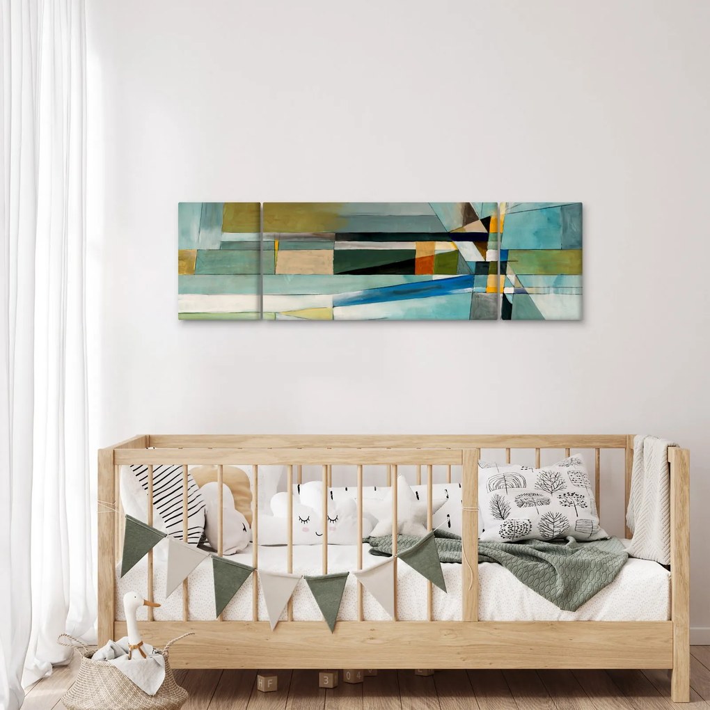 Obraz - Abstrakcja (170x50 cm)