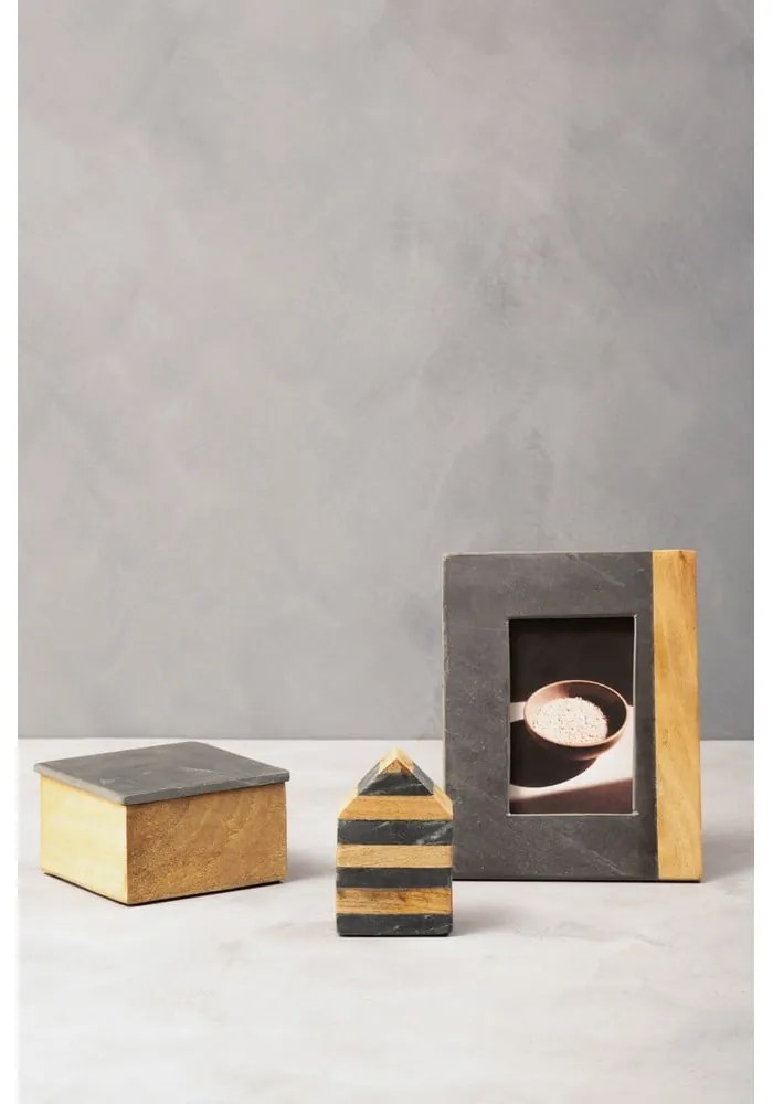 Szara kamienna ramka 18x23 cm Kata – Premier Housewares