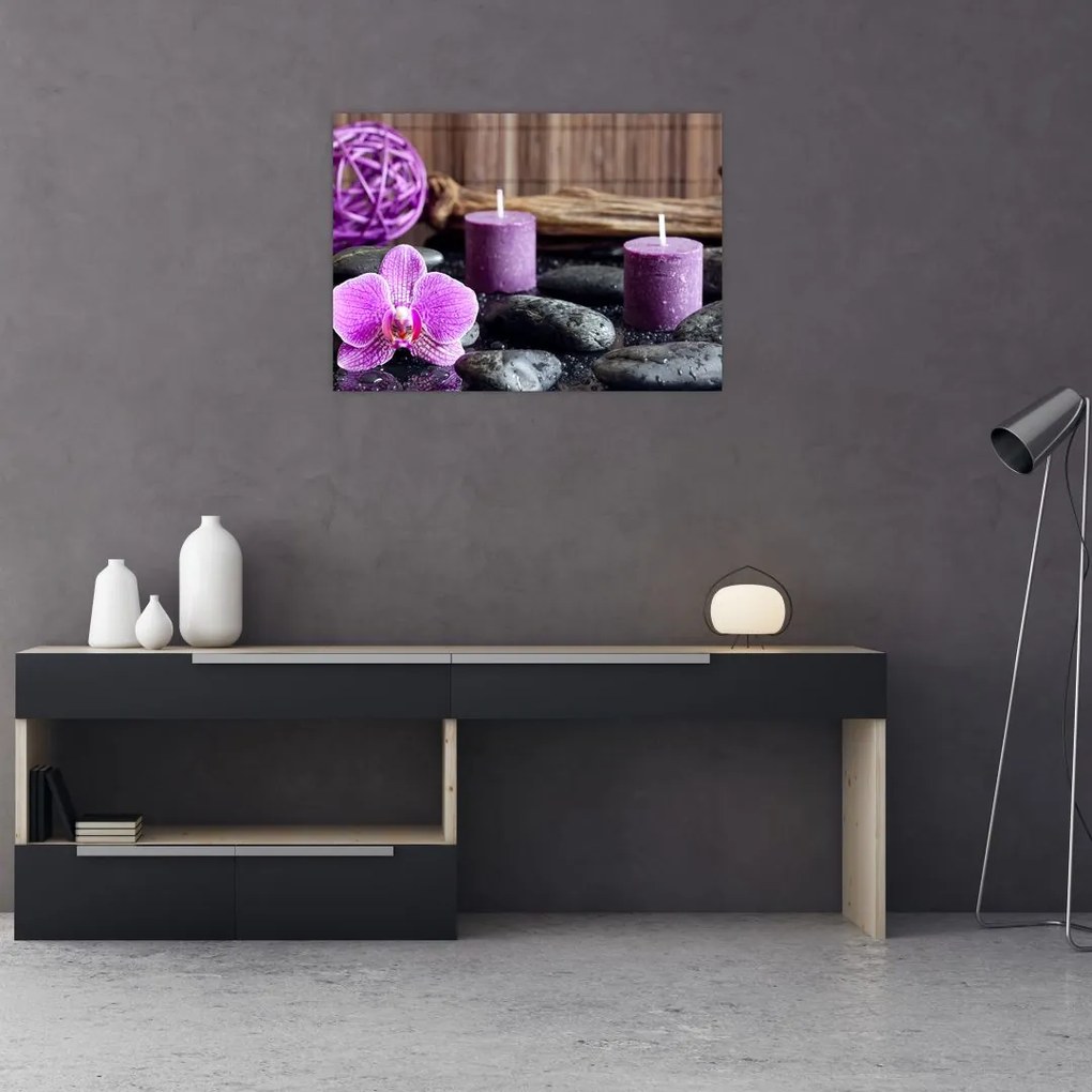Obraz na szkle - Relaks (70x50 cm)