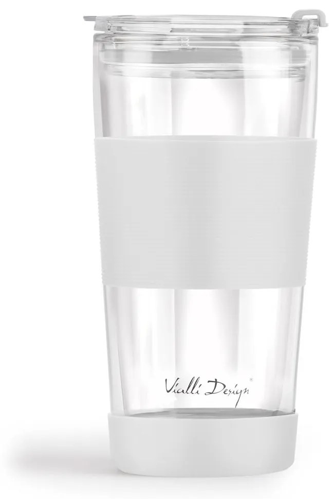 Biały kubek termiczny 600 ml Fuori – Vialli Design