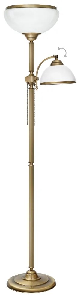 Lampa podłogowa z mosiądzu R-P2