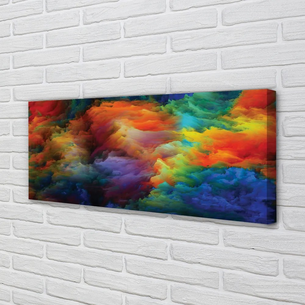 Obraz canvas na ścianę Trójwymiarowe Kolorowe Fraktale