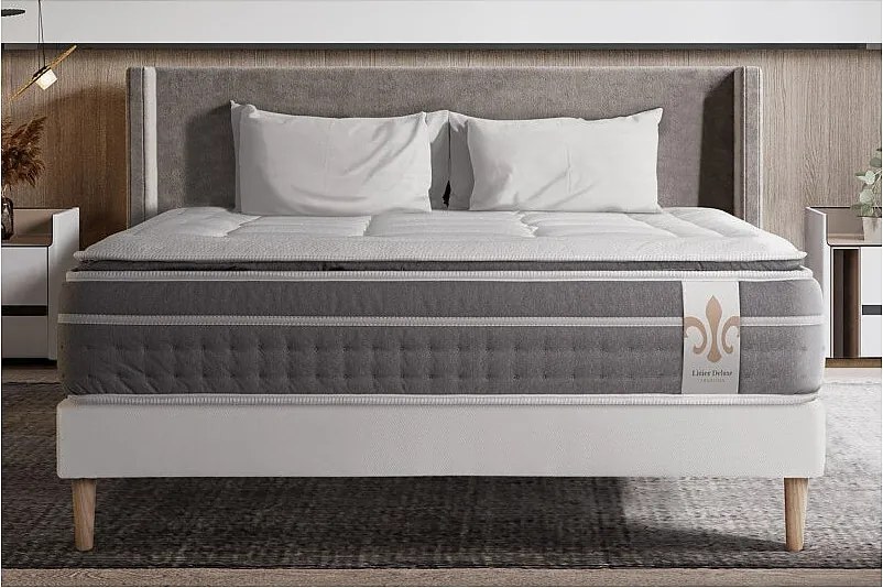 Materace 140x200 cm Sprezyny kieszeniowe i pianka z pamiecia ksztaltu - Trente PLUS