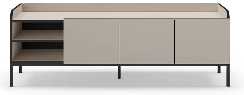 Kremowa szafka pod TV 160x55x42 cm Adara – Marckeric