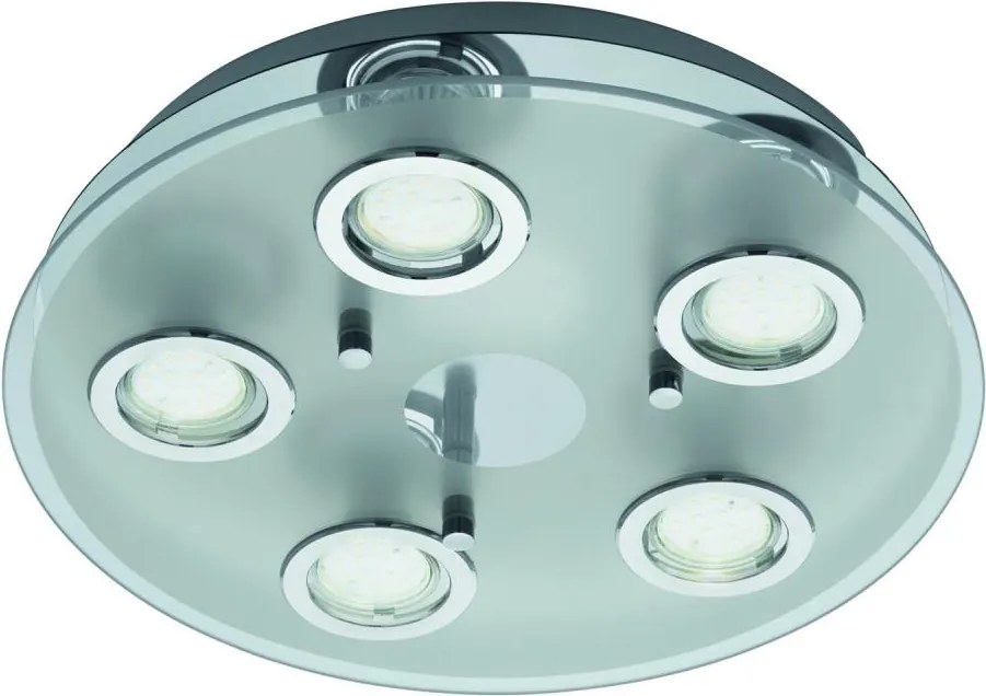 Eglo 54563 - Lampa sufitowa LED 5xGU10/3W/230V błyszczący chrom