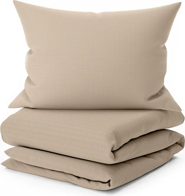 PrzytulneMieszkanie.pl PrzytulneMieszkanie.pl Pościel z kory DENYX jasnobrązowa Rozmiar pościeli: 70 x 90 cm | 140 x 200 cm