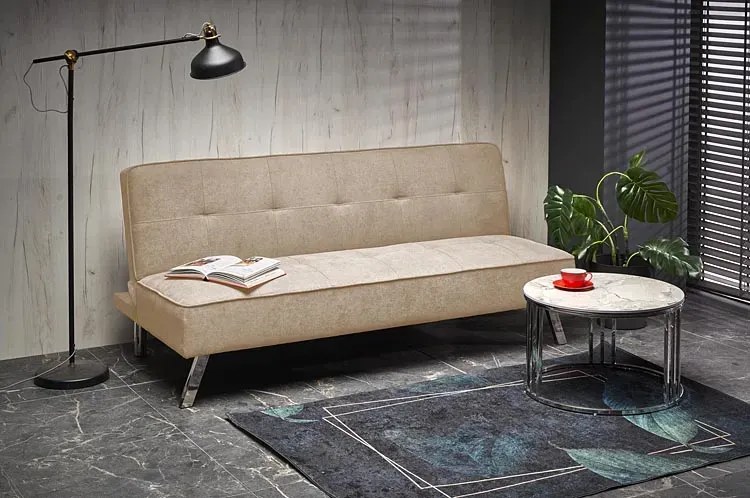 Sofa beżowa wypoczynkowa spania z funkcją G8-A40