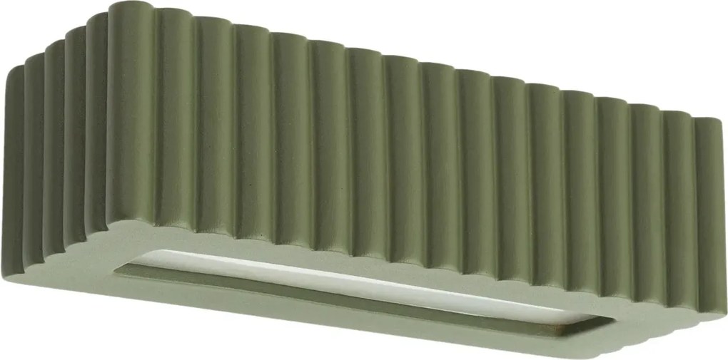 Zielony oliwkowy ceramiczny kinkiet - M167-Kasena F6-M34