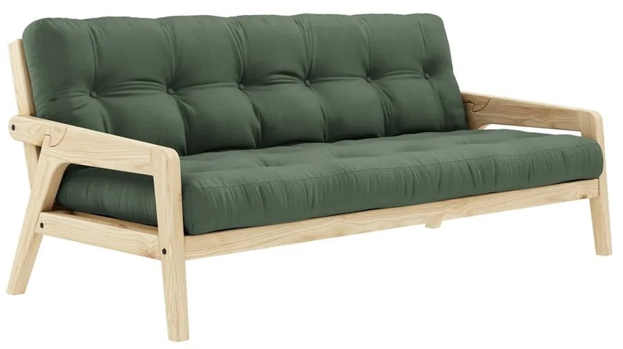 Wielofunkcyjna sofa Karup Design Grab Natural Clear/Olive Green