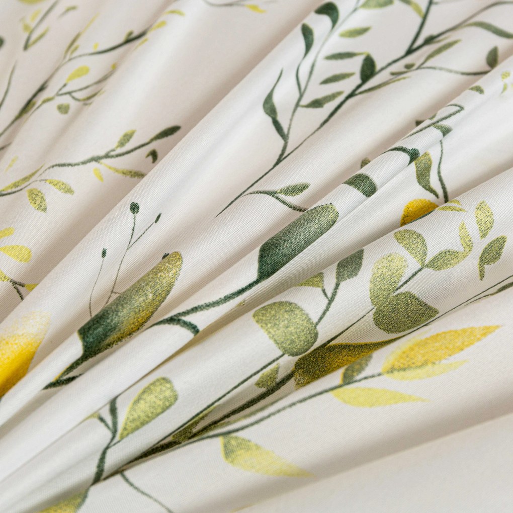 PrzytulneMieszkanie.pl PrzytulneMieszkanie.pl Pościel z mikrofibry CITRUS GARDEN białe Rozmiar pościeli: 2 szt 70 x 90 cm | 200 x 220 cm