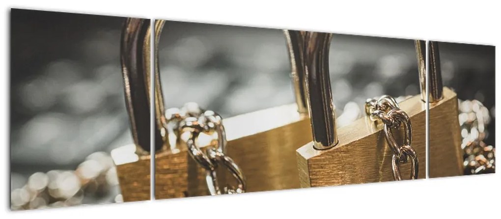 Obraz dwóch zamków (170x50 cm)