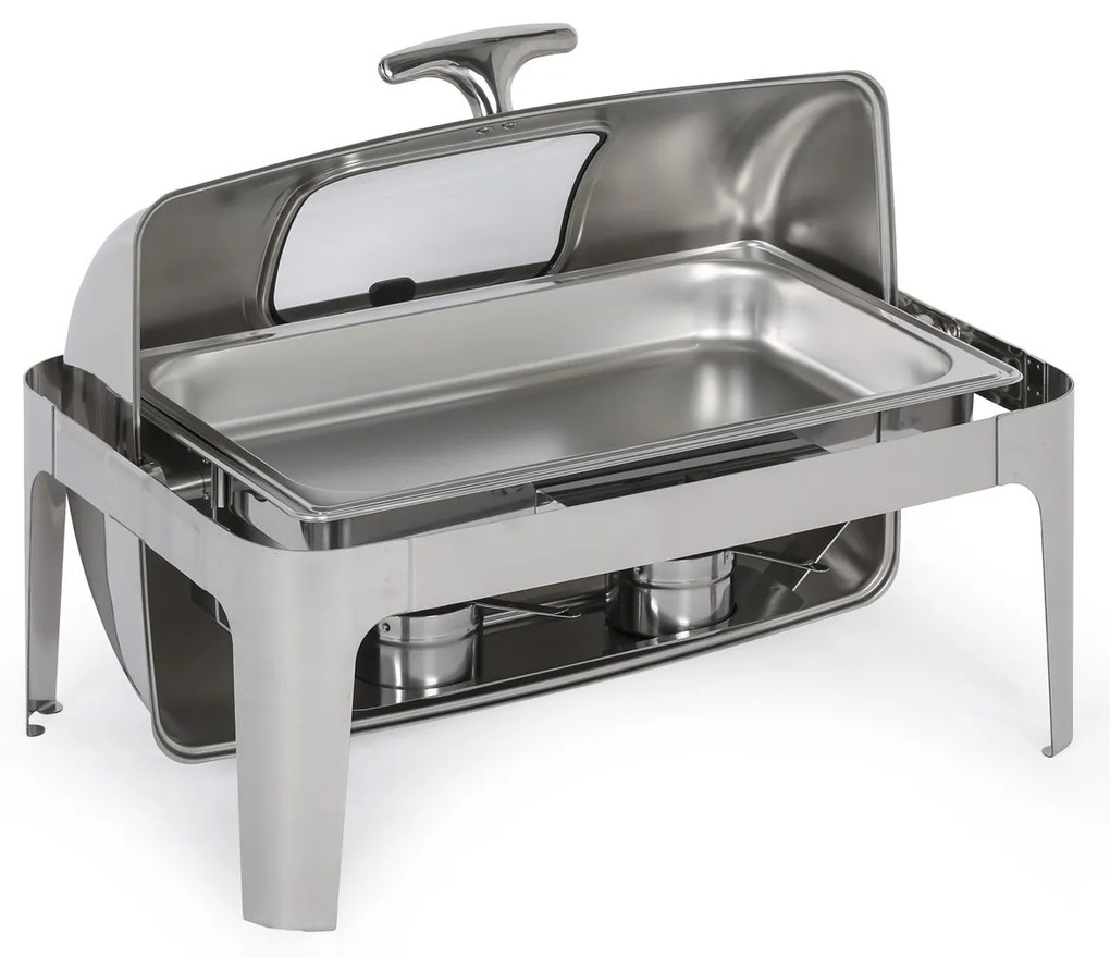 Brytfanna z pokrywą roll-top z okienkiem, 635 x 425 x 440 mm, 9 l