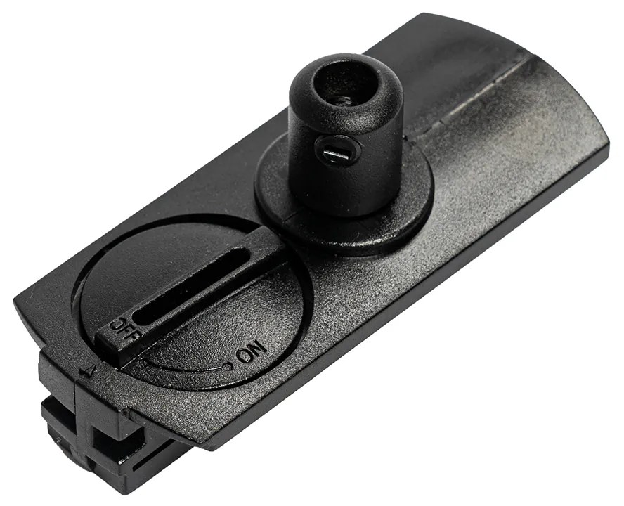 Design hanglamp zwart incl. rail adapter 1-fase - Iconic Tubo Nowoczesny Oswietlenie wewnetrzne
