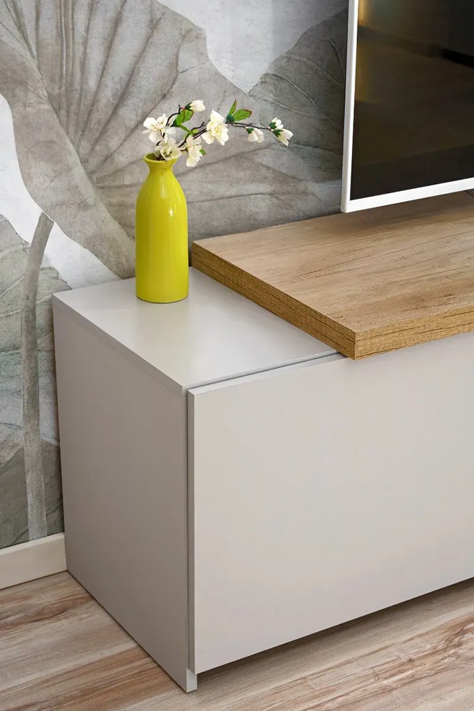 Szafka RTV DASAR 180 dąb artisan/kaszmir FURNIVAL