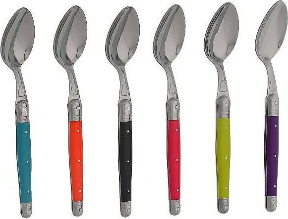 Zestaw 6 łyżek stołowych Laguiole Tonic Mix - Jean Dubost