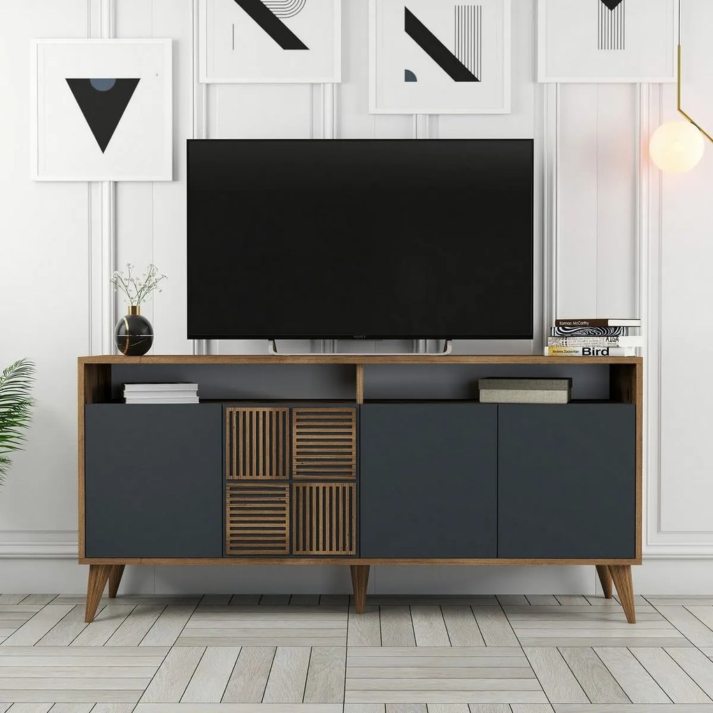 Szafka Milan Walnut and Anthracite