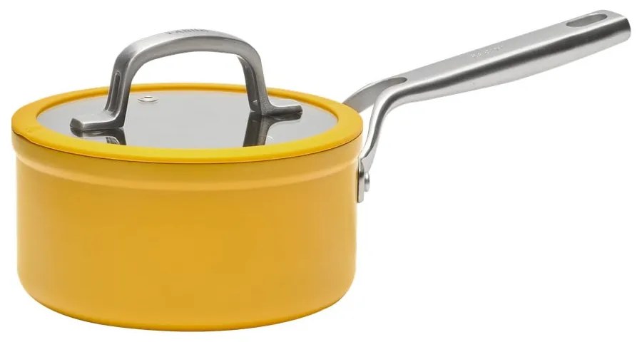 Garnek aluminiowy z pokrywką/z nieprzywierającą powierzchnią odpowiedni na indukcję 1,3 l Meda 3.0 – FABINI