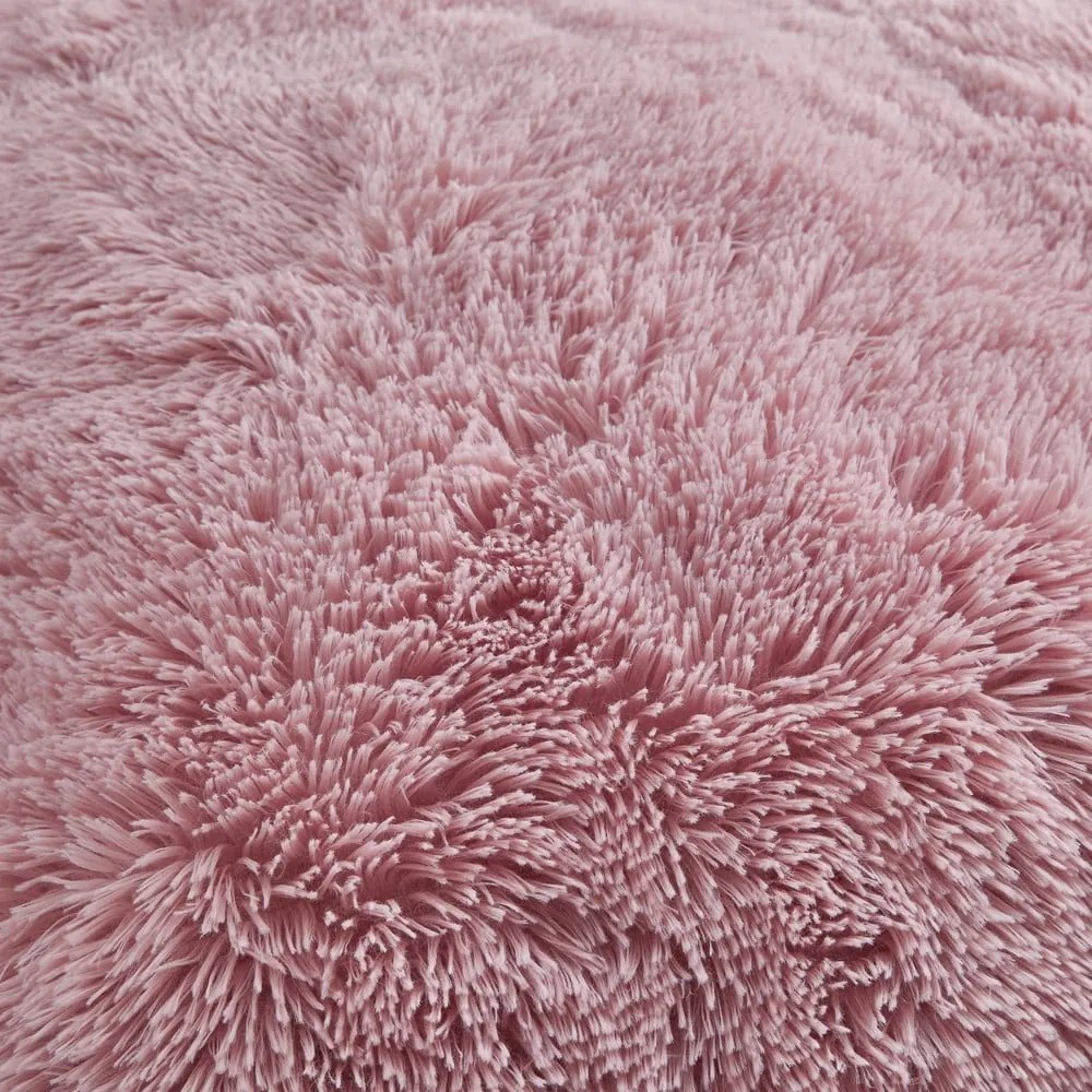 Różowa przedłużona pościel dwuosobowa 230x220 cm Cuddly Deep Pile – Catherine Lansfield