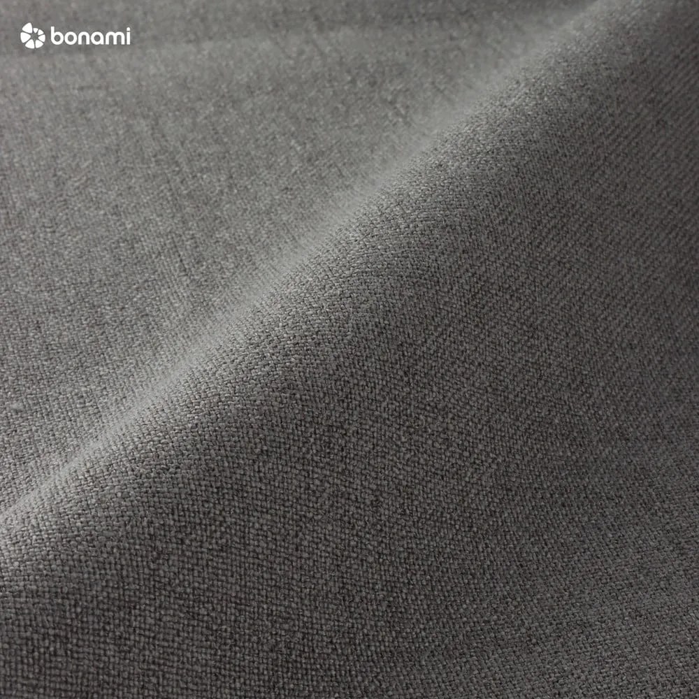 Szare tapicerowane łóżko dwuosobowe ze schowkiem ze stelażem 180x200 cm Mattis – Meise Möbel