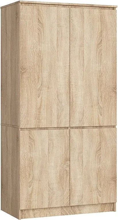 Szafa AKORD S90 4 drzwi Dąb Sonoma 90x51x180 cm