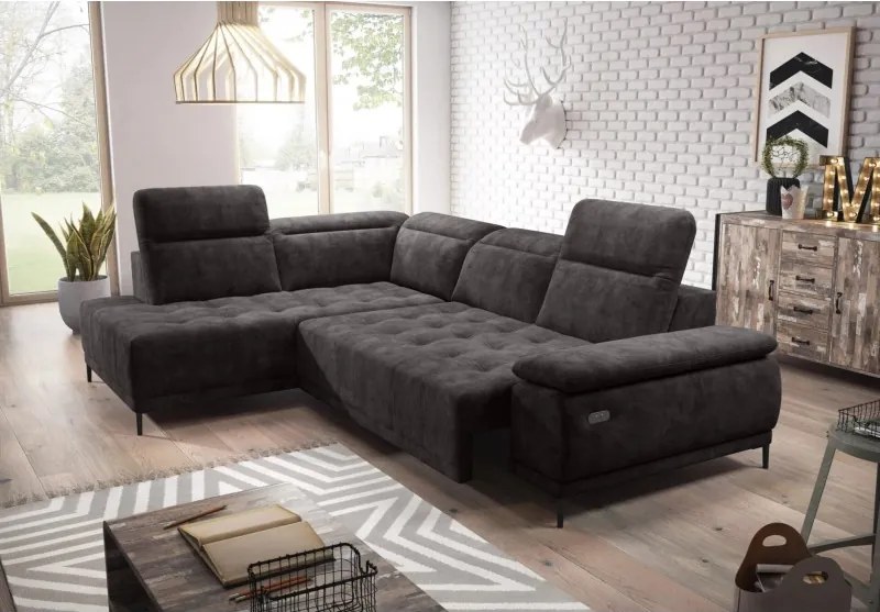 Narożnik FOCUS L z elektryczną regulacją siedziska WERSAL