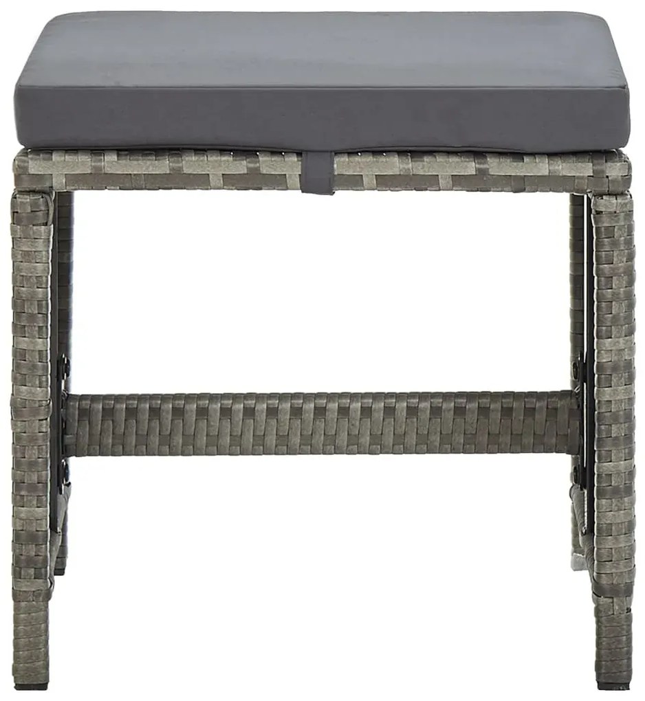 5-cz. szary zestaw rattanowy do ogrodu R5-B79