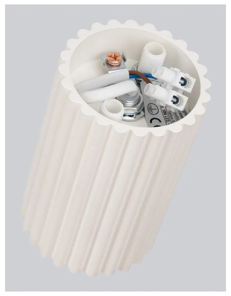 Kremowa lampa punktowa Gleam – Sollux