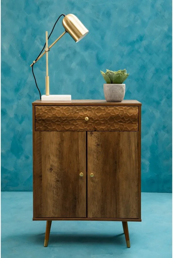 Komoda w ciemnym naturalnym kolorze 70x94x35 cm Frida – Premier Housewares