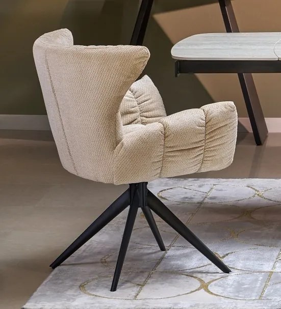 Krzesło do jadalni z podłokietnikami K595 Halmar