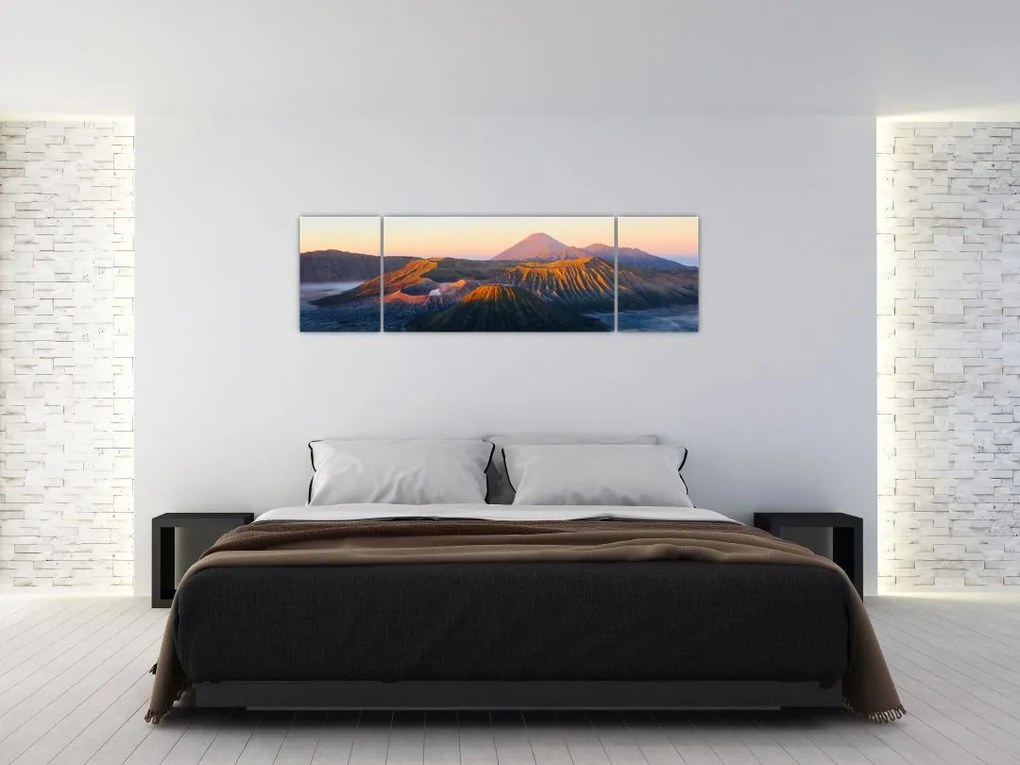 Obraz góry Bromo w Indonezji (170x50 cm)
