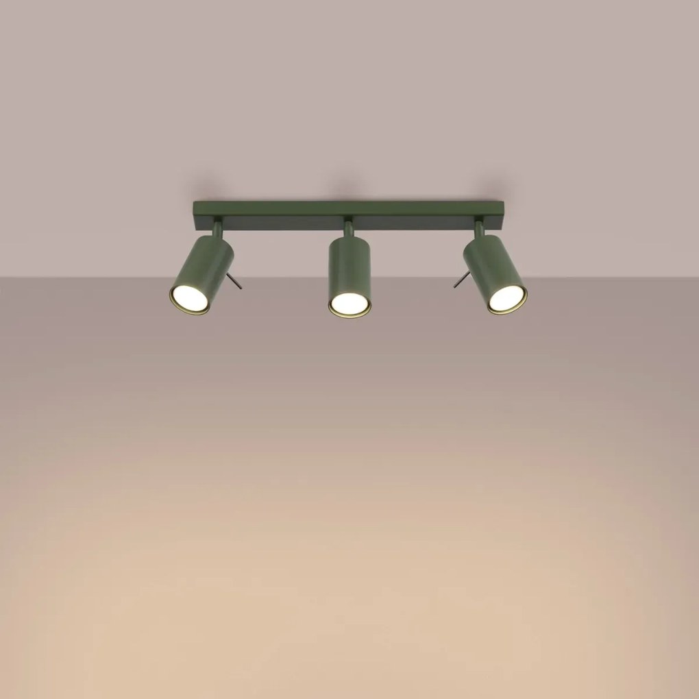 Listwa oświetleniowa RING 3L zielony oliwkowy SOLLUX  LIGHTING