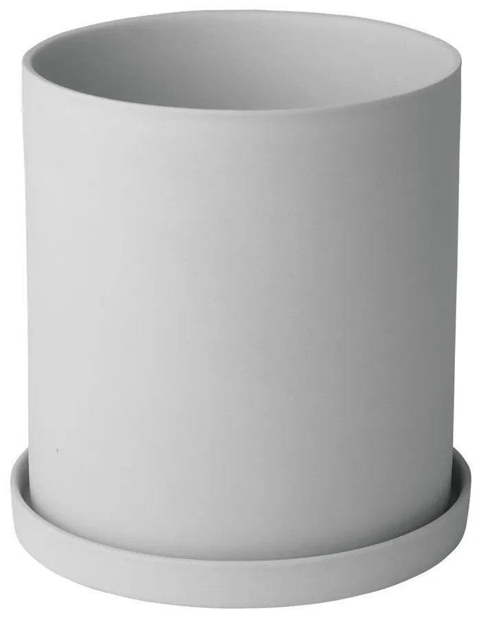 Szara porcelanowa doniczka Blomus Nona