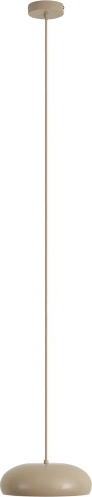 Lampa wisząca retro taupe z metalowym kloszem 2-punktowa - Macaron