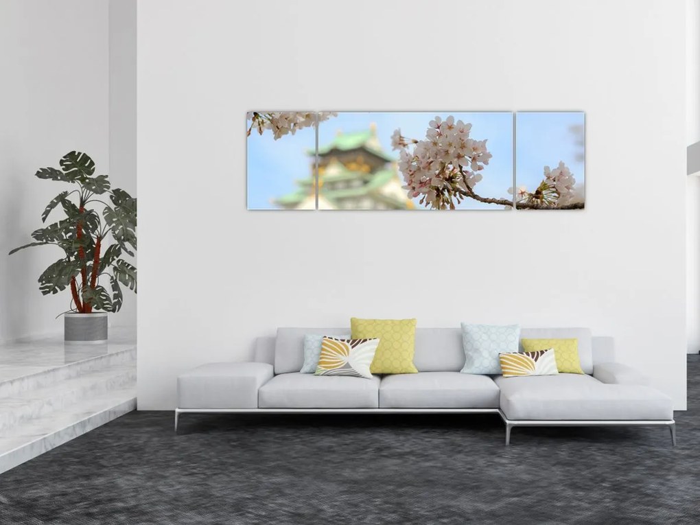Obraz - Sakura (170x50 cm)