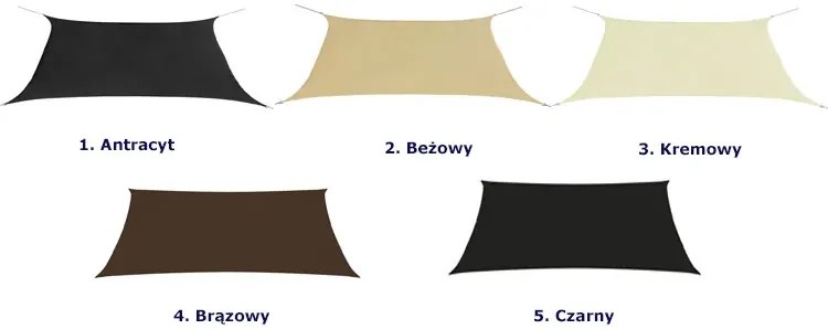 Beżowy żagiel przeciwsłoneczny - Gusi