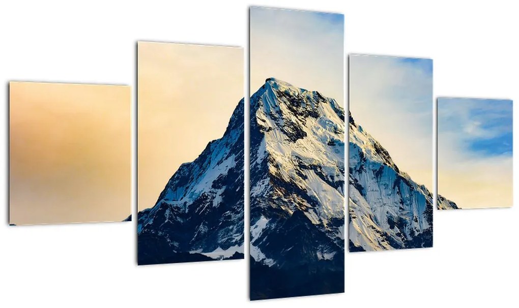 Obraz ośnieżonych gór, Nepal (125x70 cm)