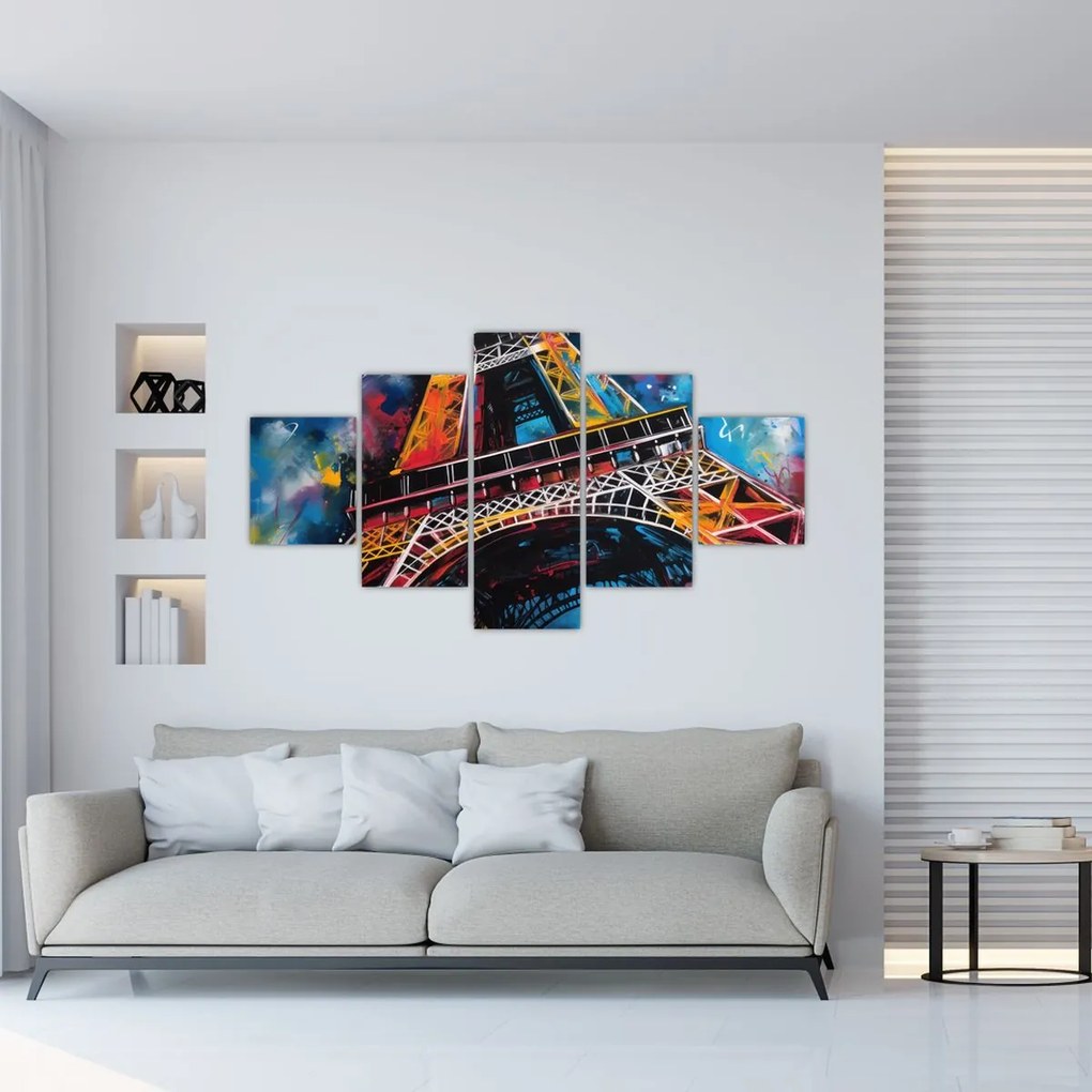 Obraz - Obraz wieży Eiffla II. (125x70 cm)