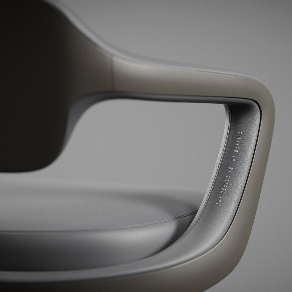 Fotel prezesa Diablo V-Modular, Shadow Grey