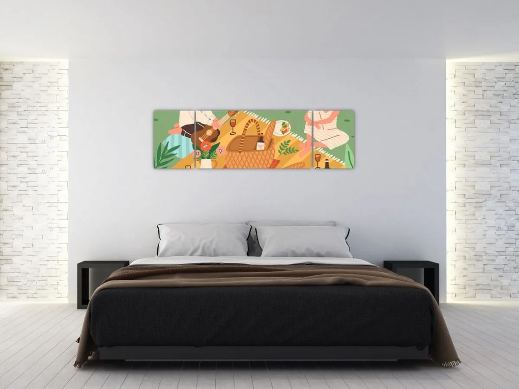 Obraz - Letnia miłość (170x50 cm)